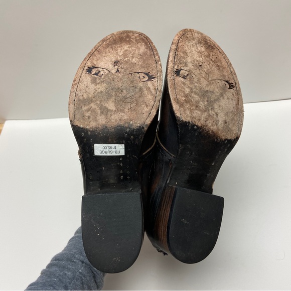Freebird By Steve Womens Brown Leather Surge Boho Open Side Ankle Booties Size 8 - Picture 13 of 13